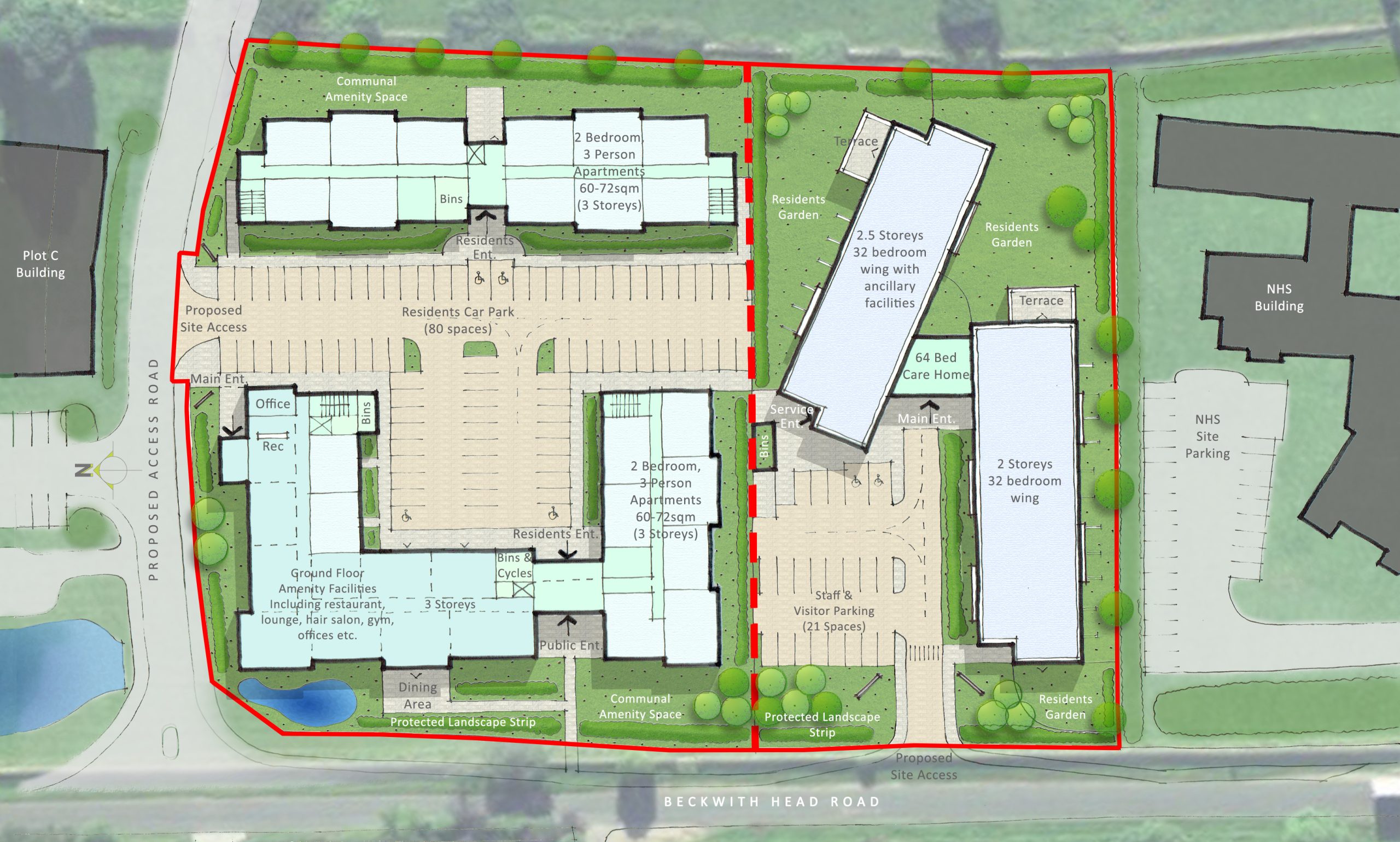 80 Unit Extra Care & 64 Bedroom Care Home.psd